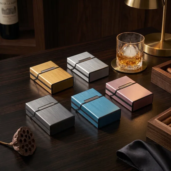 Kivella Magnet Case magnetic aluminum cigarette case